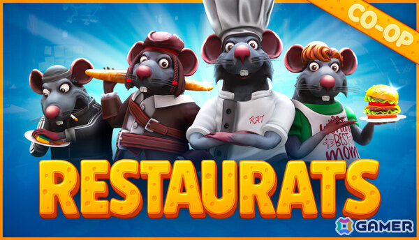 ネズミたちの協力型クッキング・ローグライクゲーム「Restaurats」がSteamでリリース！料理を提供し、ギャンブルを楽しみ、迷惑客は殴るの画像1