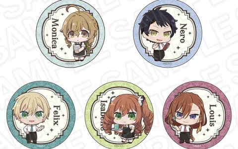 THEキャラ CAFE STAND 東京ドームシティ店×アニメ「サイレント・ウィッチ」の事後通販が開始!カフェバージョンのカンバッジやアクスタなどがラインナップ