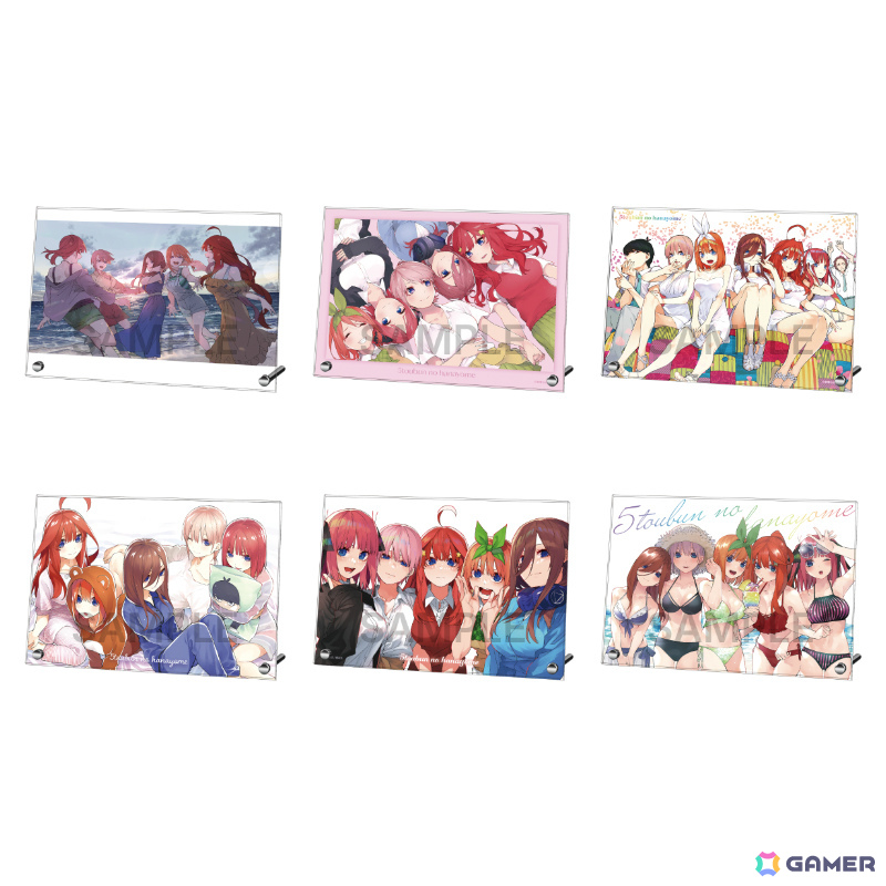 「五等分の花嫁」～GOTO AKIBA！～が11月14日よりAKIHABARAゲーマーズ本店で開催！アクリルプレートや五等分できないTシャツなど新作グッズを販売の画像