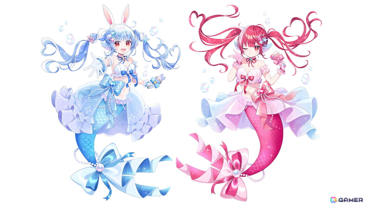 アバターアプリ「ポケコロツイン」で兎田ぺこらさん&宝鐘マリンさんとの大型コラボ企画がスタート!「Marine Ch. 宝鐘マリン」でのコラボ記念配信もの画像