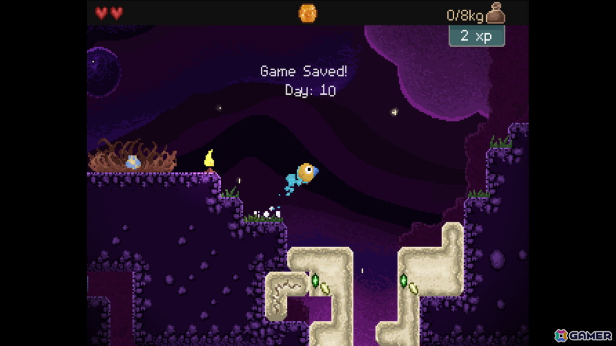 ほりほりとりアクション「ドドトリ」がSteamで配信！巣にある卵を孵化させるために自慢のくちばし（ドリル）で鉱石を探し当てようの画像