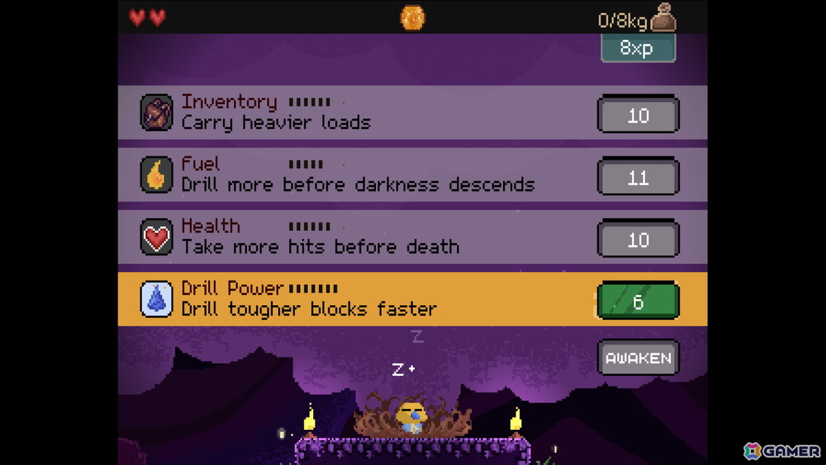 ほりほりとりアクション「ドドトリ」がSteamで配信！巣にある卵を孵化させるために自慢のくちばし（ドリル）で鉱石を探し当てようの画像