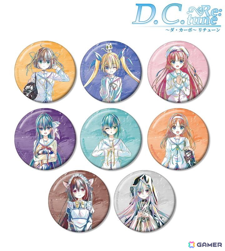 「D.C. Re:tune ～ダ・カーポ～ リチューン」トレーディング Ani-Art 缶バッジなど商品4種がAMNIBUSで受注受付中の画像