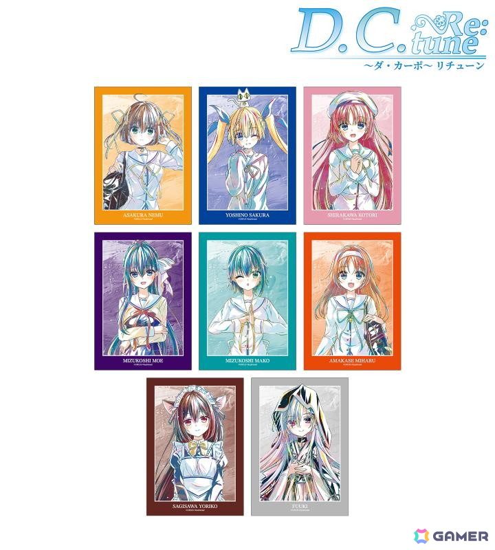 「D.C. Re:tune ～ダ・カーポ～ リチューン」トレーディング Ani-Art 缶バッジなど商品4種がAMNIBUSで受注受付中の画像