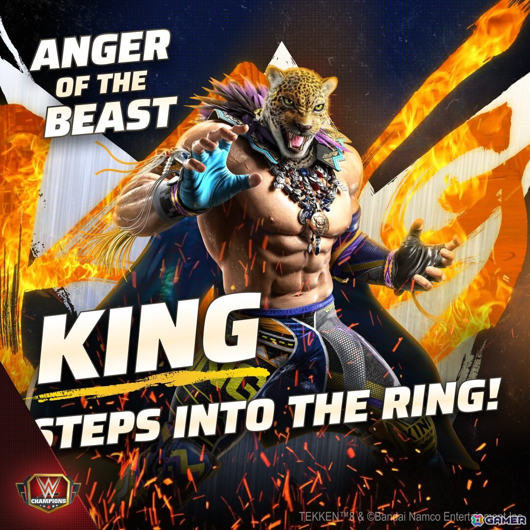 「WWE Champions」で「鉄拳」コラボが開催！風間 仁、三島一八、キング、アーマーキングが登場の画像