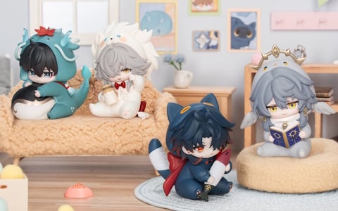 「崩壊：スターレイル」より景元、丹恒、刃など8人が登場する「男子寮シリーズ ちびキャラクター」が予約受付中！の画像