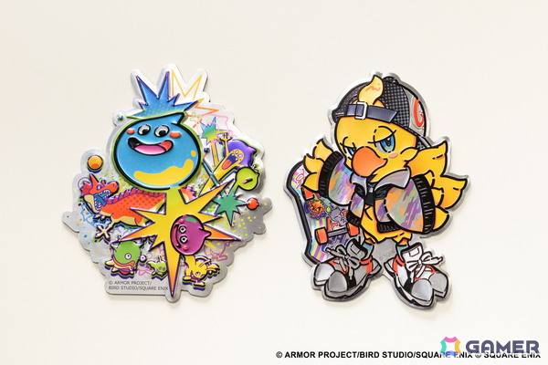 渋谷イメージのスライムたちとチョコボによる新グッズ「SHIBUYA ART　アルミマグネット」がSQUARE ENIX GARDENで11月12日に発売！の画像1