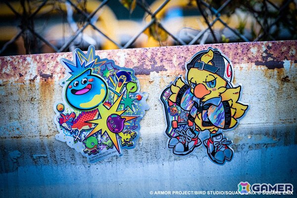 渋谷イメージのスライムたちとチョコボによる新グッズ「SHIBUYA ART　アルミマグネット」がSQUARE ENIX GARDENで11月12日に発売！の画像2