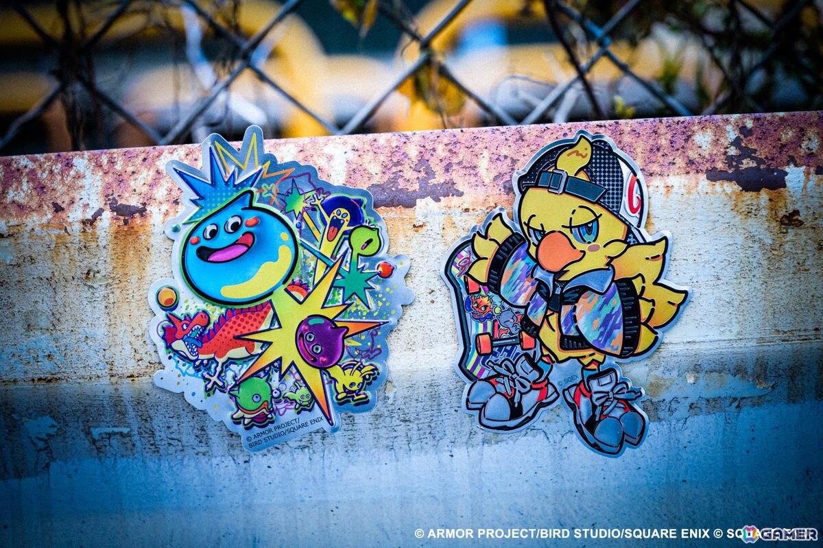 渋谷イメージのスライムたちとチョコボによる新グッズ「SHIBUYA ART　アルミマグネット」がSQUARE ENIX GARDENで11月12日に発売！の画像