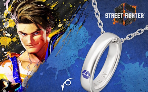 「ストリートファイター6」ルーク、ジェイミー、ジュリなどのイメージカラーと名前の刻印があしらわれたリングネックレスが登場！の画像