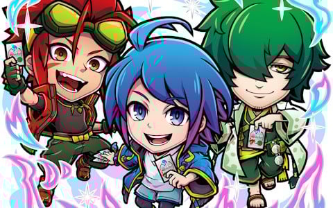 「コトダマン」でDAISO発のトレーディングカードゲーム「蟲神器」とのコラボが開催!ログインで「★6神器の蟲主・夏音&蓮司&天牛」がもらえる