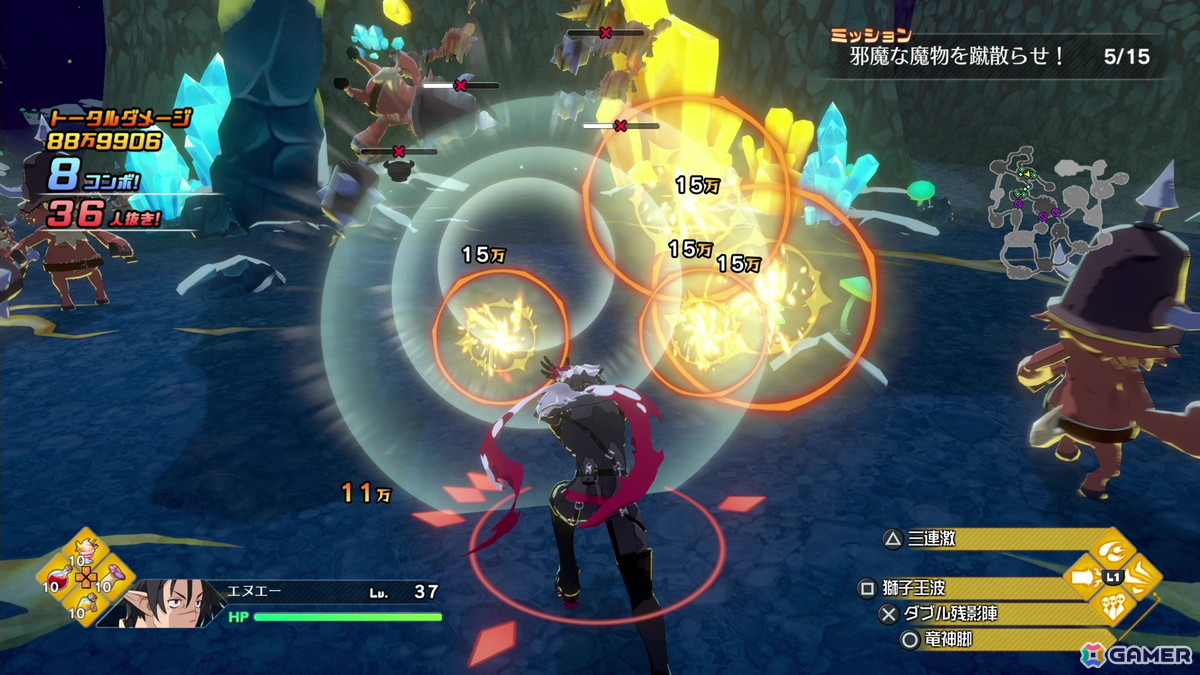 アクションRPG「凶乱マカイズム」立ちはだかる敵キャラクター六裂闘（ろくざとう）や使用できる武器、ド派手な特殊技など爽快バトルの詳細が公開に！の画像