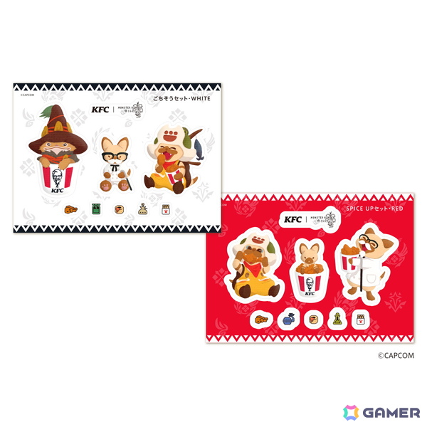 「モンスターハンターワイルズ」ケンタッキーフライドチキンとした「モンハンコラボパック」が11月19日より販売！ゲーム内アイテムや抽選でグッズも手に入るの画像4