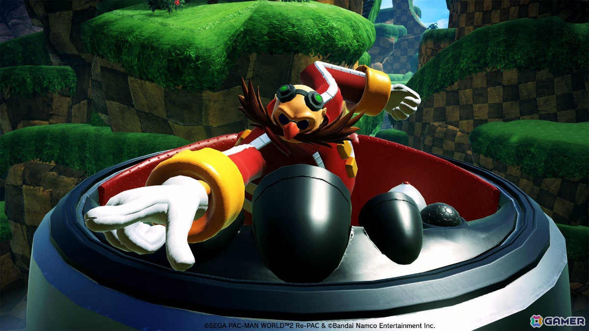 「パックマンワールド2 リ・パック」ソニックとのコラボコンテンツが配信!スピード感溢れるアクションやDr.エッグマンとの対決を楽しめるステージなどを紹介の画像