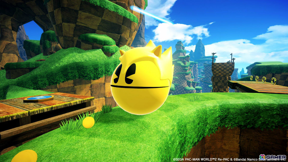 「パックマンワールド2 リ・パック」ソニックとのコラボコンテンツが配信!スピード感溢れるアクションやDr.エッグマンとの対決を楽しめるステージなどを紹介の画像