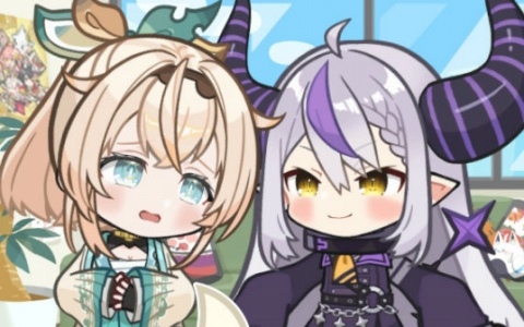 「ホロの花札」DLC第3弾「ラプラス・ダークネス&風真いろは」セットが配信!秘密結社holoXの2人が企てる“とある計画”とは