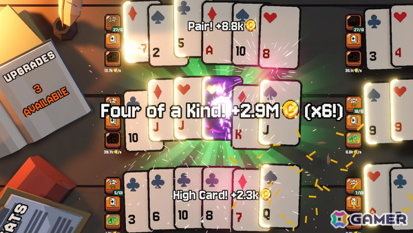 ドーパミン全開のポーカー風放置ゲーム「This Ain't Even Poker, Ya Joker」日本語デモ版が配信！の画像
