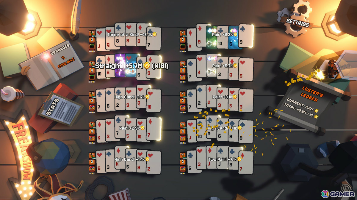 ドーパミン全開のポーカー風放置ゲーム「This Ain't Even Poker, Ya Joker」日本語デモ版が配信！の画像