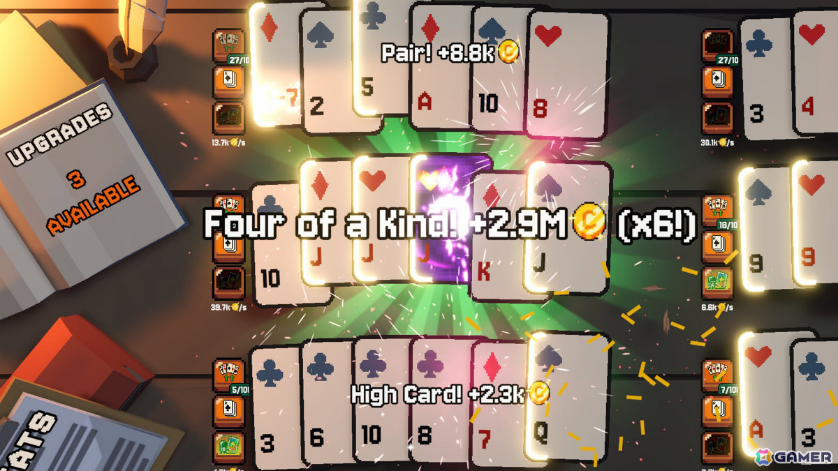 ドーパミン全開のポーカー風放置ゲーム「This Ain't Even Poker, Ya