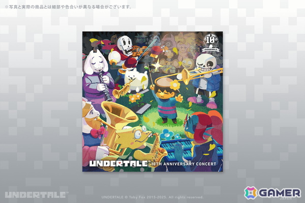 「UNDERTALE」10周年コンサートの先行販売グッズがFangamer Japanでも販売開始！「みのがす／たたかう」ぬいぐるみクッションが新登場の画像2