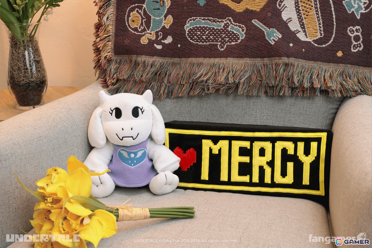 「UNDERTALE」10周年コンサートの先行販売グッズがFangamer Japanでも販売開始！「みのがす／たたかう」ぬいぐるみクッションが新登場の画像17