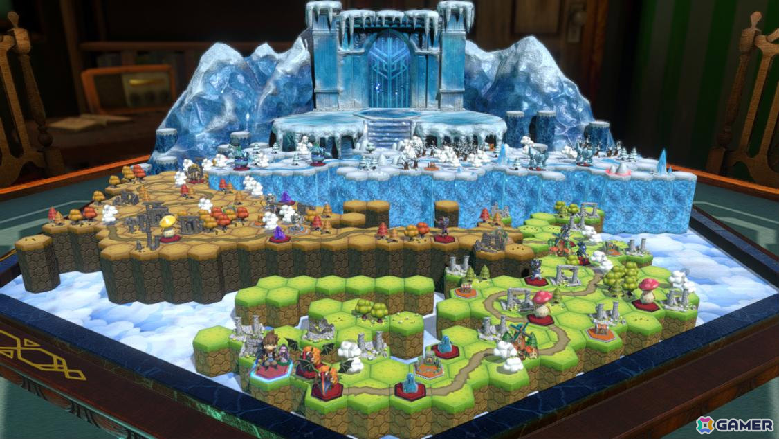 ボードゲーム型ローグライクRPG「ヴィラクタル」雲に包まれた天空の世界「スカイハルモニア」やゴールドを稼ぐ能力に長けた新キャラ「商人マロン」が登場！の画像