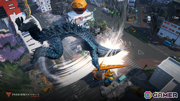 「GIGABASH」アニメ「GAMERA -Rebirth-」とのコラボDLCが11月21日に配信!ガメラとギロンが参戦の画像