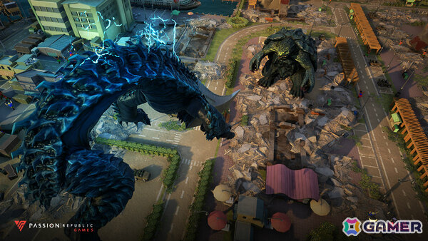 「GIGABASH」アニメ「GAMERA -Rebirth-」とのコラボDLCが11月21日に配信!ガメラとギロンが参戦の画像