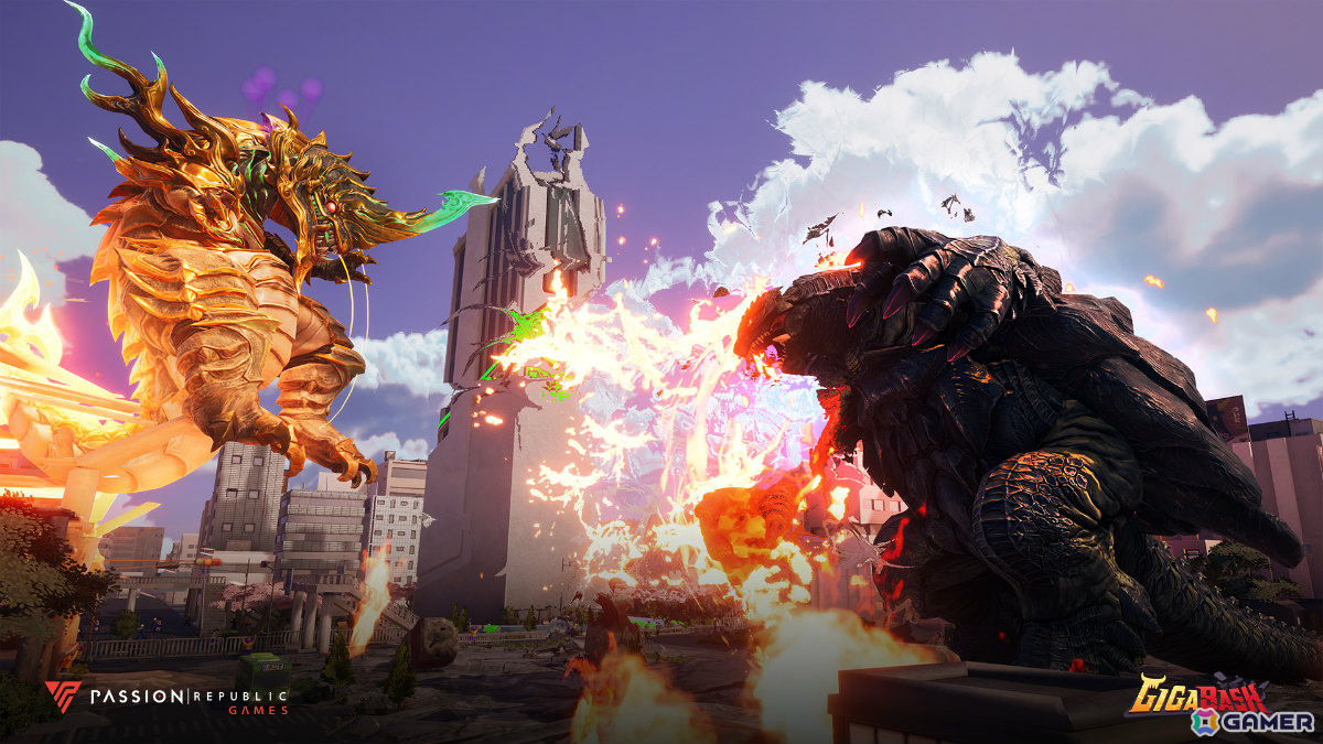 「GIGABASH」アニメ「GAMERA -Rebirth-」とのコラボDLCが11月21日に配信！ガメラとギロンが参戦の画像10