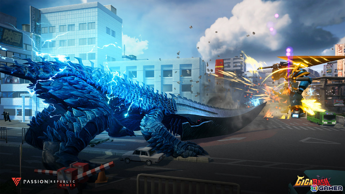 「GIGABASH」アニメ「GAMERA -Rebirth-」とのコラボDLCが11月21日に配信！ガメラとギロンが参戦の画像14