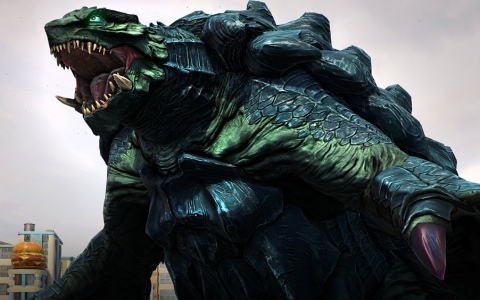 「GIGABASH」アニメ「GAMERA -Rebirth-」とのコラボDLCが11月21日に配信!ガメラとギロンが参戦