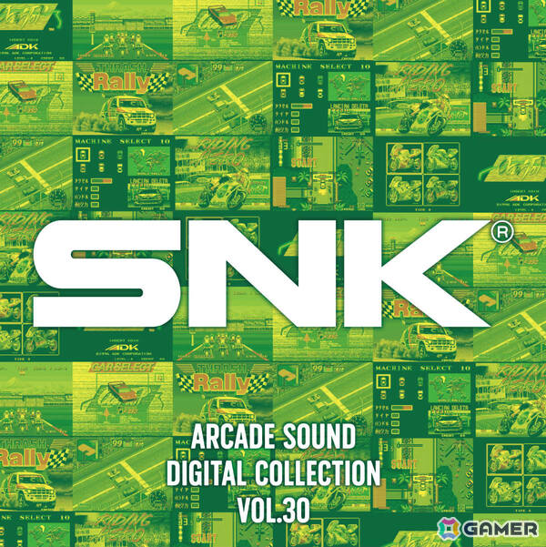 「ライディングヒーロー」「スラッシュラリー」「オーバートップ」のBGMを収録した「SNK ARCADE SOUND DIGITAL COLLECTION Vol.30」が2026年1月28日に発売！の画像2