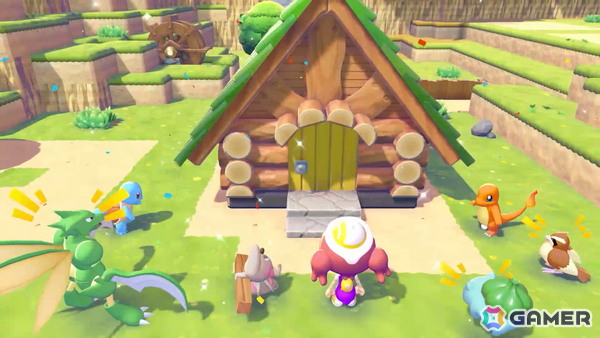 「ぽこ あ ポケモン」毛色がうすいピカチュウや苔が生えたカビゴンなど“ちょっぴりかわったすがた”のポケモンが公開！街作り要素の紹介もの画像21
