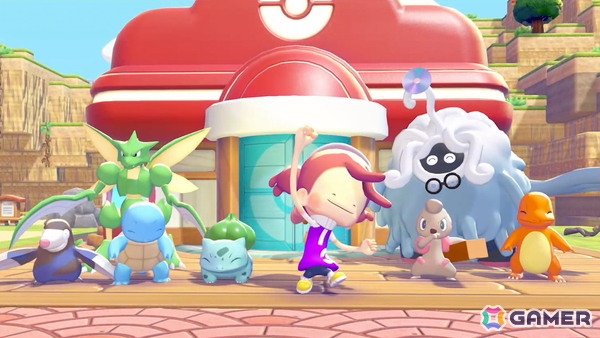「ぽこ あ ポケモン」毛色がうすいピカチュウや苔が生えたカビゴンなど“ちょっぴりかわったすがた”のポケモンが公開！街作り要素の紹介もの画像8
