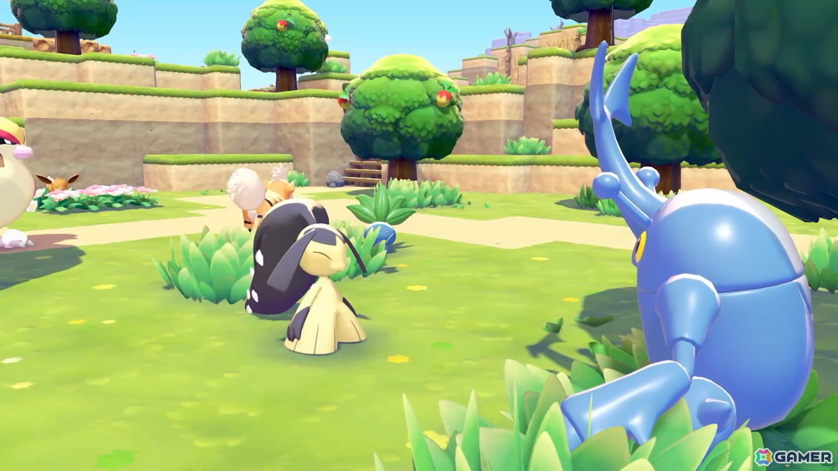 「ぽこ あ ポケモン」毛色がうすいピカチュウや苔が生えたカビゴンなど“ちょっぴりかわったすがた”のポケモンが公開！街作り要素の紹介もの画像