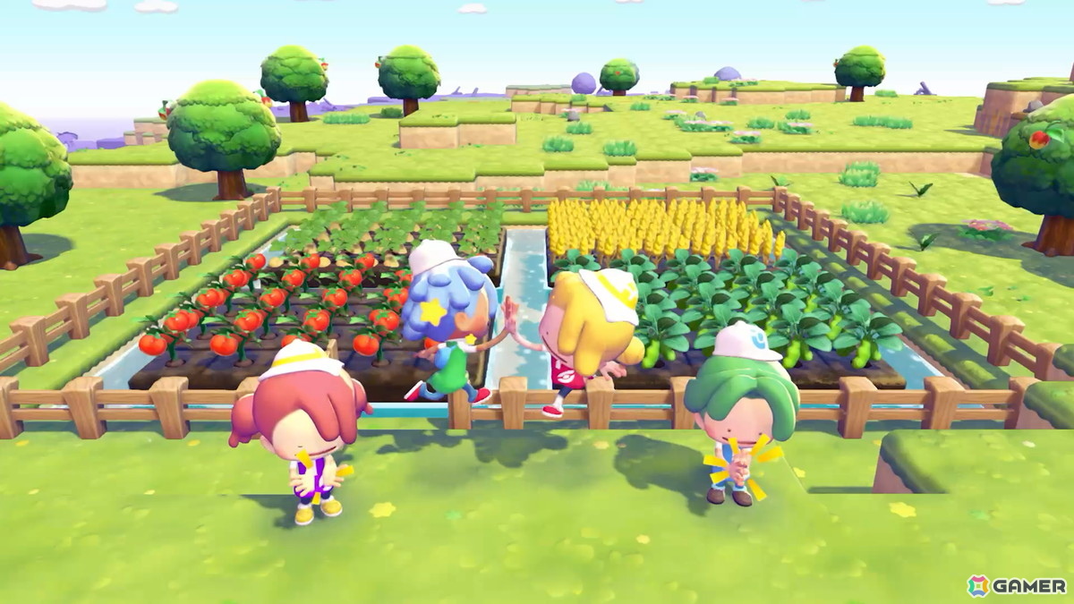 最大4人で同じ街で遊ぶことが可能