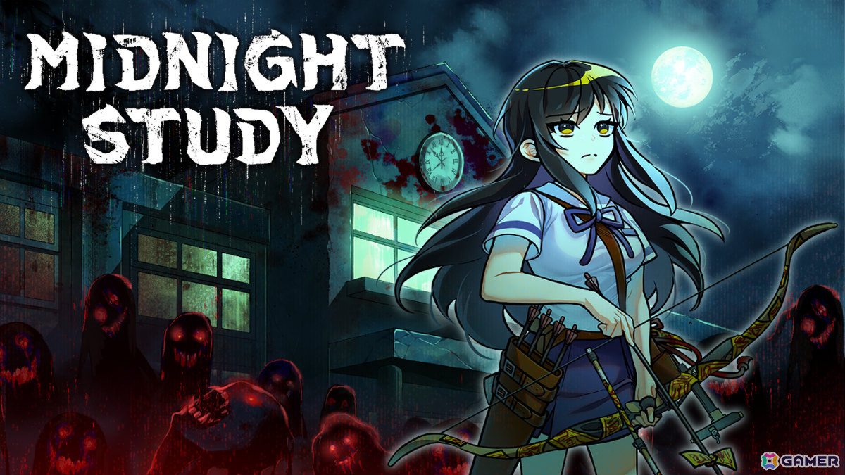 女子高生たちが怨霊に支配された学校を取り戻すローグライク・デッキ構築型ホラーゲーム「Midnight Study」の早期アクセスがSteamで開始の画像
