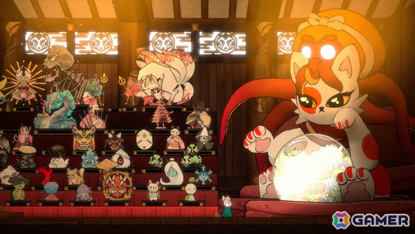 「ボウと月夜の碧い花」無料大型アップデート「タヌキ歌舞伎」が配信！歌舞伎風演出のボスラッシュモードやコレクションドールなど新要素を多数実装の画像