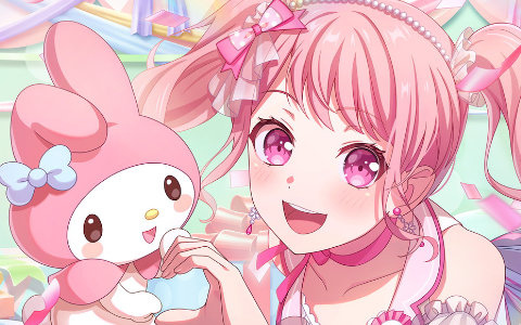 「ガルパ」×「サンリオキャラクターズ」コラボPart2ではましろ、彩、愛音がガチャに登場!パスパレとマイメロディによるコラボ楽曲「♡桃色片想い♡」も