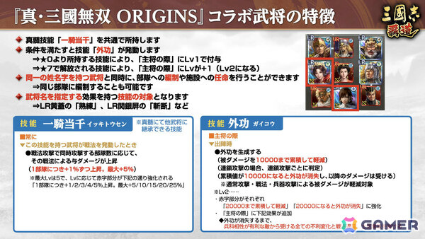 「三國志 覇道」×「真・三國無双 ORIGINS」のコラボが開催！張飛、孫尚香、夏侯惇がLR武将として参戦の画像5