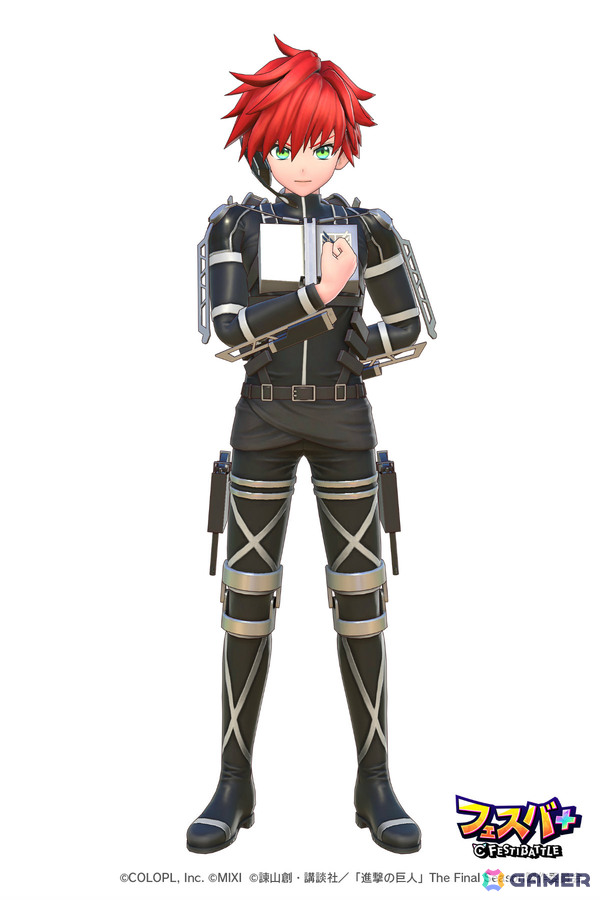 「フェスバ＋」×「進撃の巨人」コラボイベント第2弾が開催！エレン（CV：梶裕貴）のバトルウェア2種がピックアップでガチャに登場の画像8