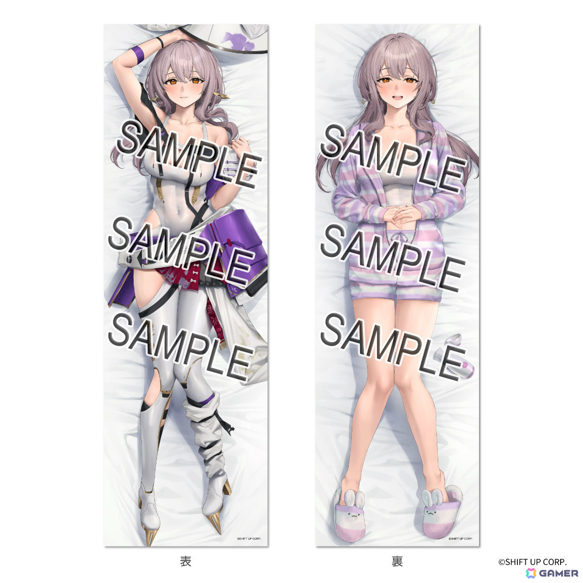 「勝利の女神：NIKKE」紅蓮の限定グッズがviviON BLUEに登場！ASMRとリンクした描きおろし抱き枕カバーやタペストリーなどを受注販売の画像