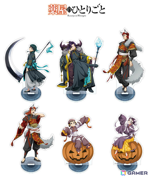 TVアニメ「薬屋のひとりごと」仮装した猫猫や壬氏たち6人の描き下ろしグッズがアニメイトで発売！の画像1