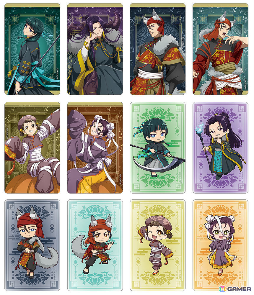 TVアニメ「薬屋のひとりごと」仮装した猫猫や壬氏たち6人の描き下ろしグッズがアニメイトで発売!の画像