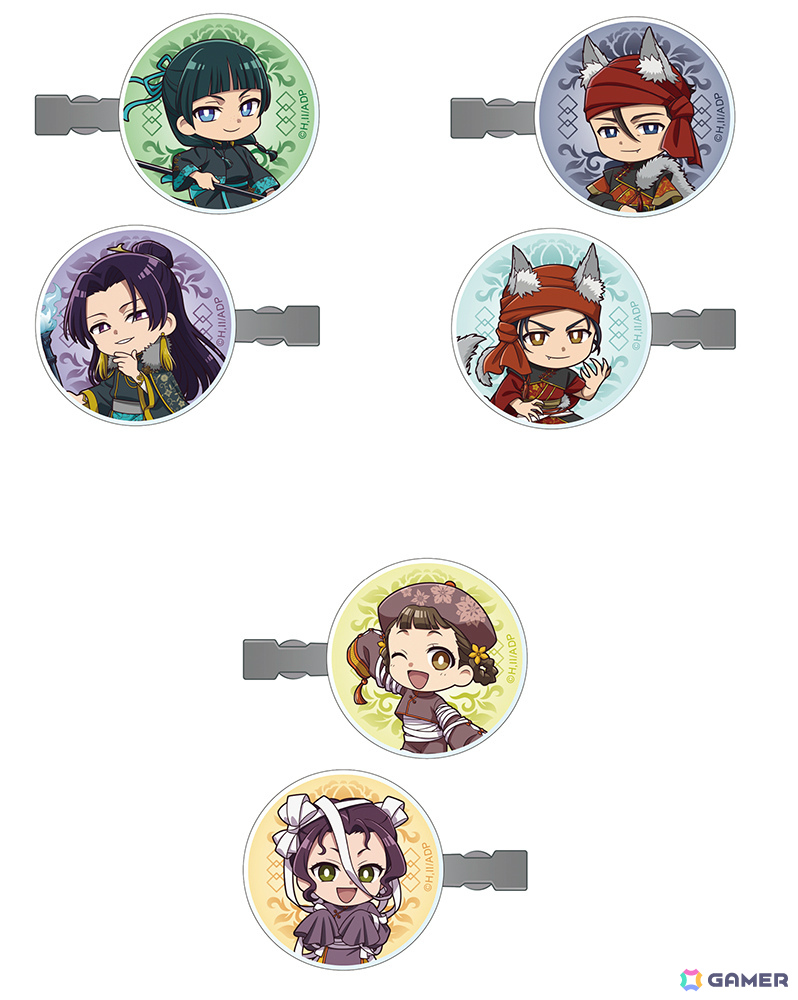 TVアニメ「薬屋のひとりごと」仮装した猫猫や壬氏たち6人の描き下ろしグッズがアニメイトで発売!の画像