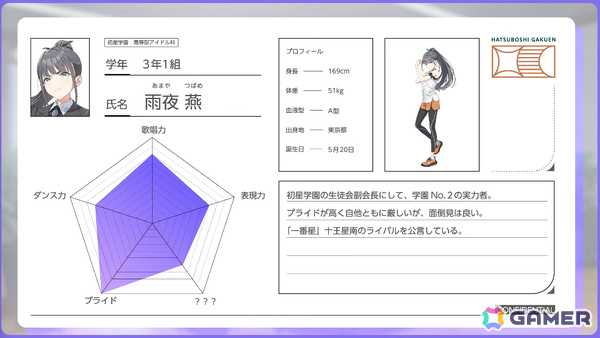 「学マス」雨夜燕（CV：天音ゆかり）プロデュース開始直前！楽曲「理論武装して」の実装やガシャ、1.5周年情報などが一挙発表の画像2