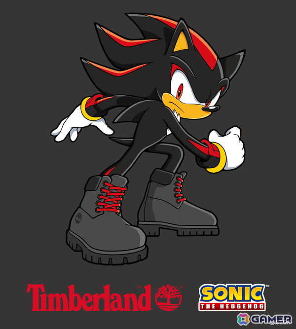 セガとティンバーランドのコラボ第2弾に6インチブーツを着用したシャドウ描き下ろしビジュアルが登場！コラボアイテムが11月21日より数量限定販売の画像1