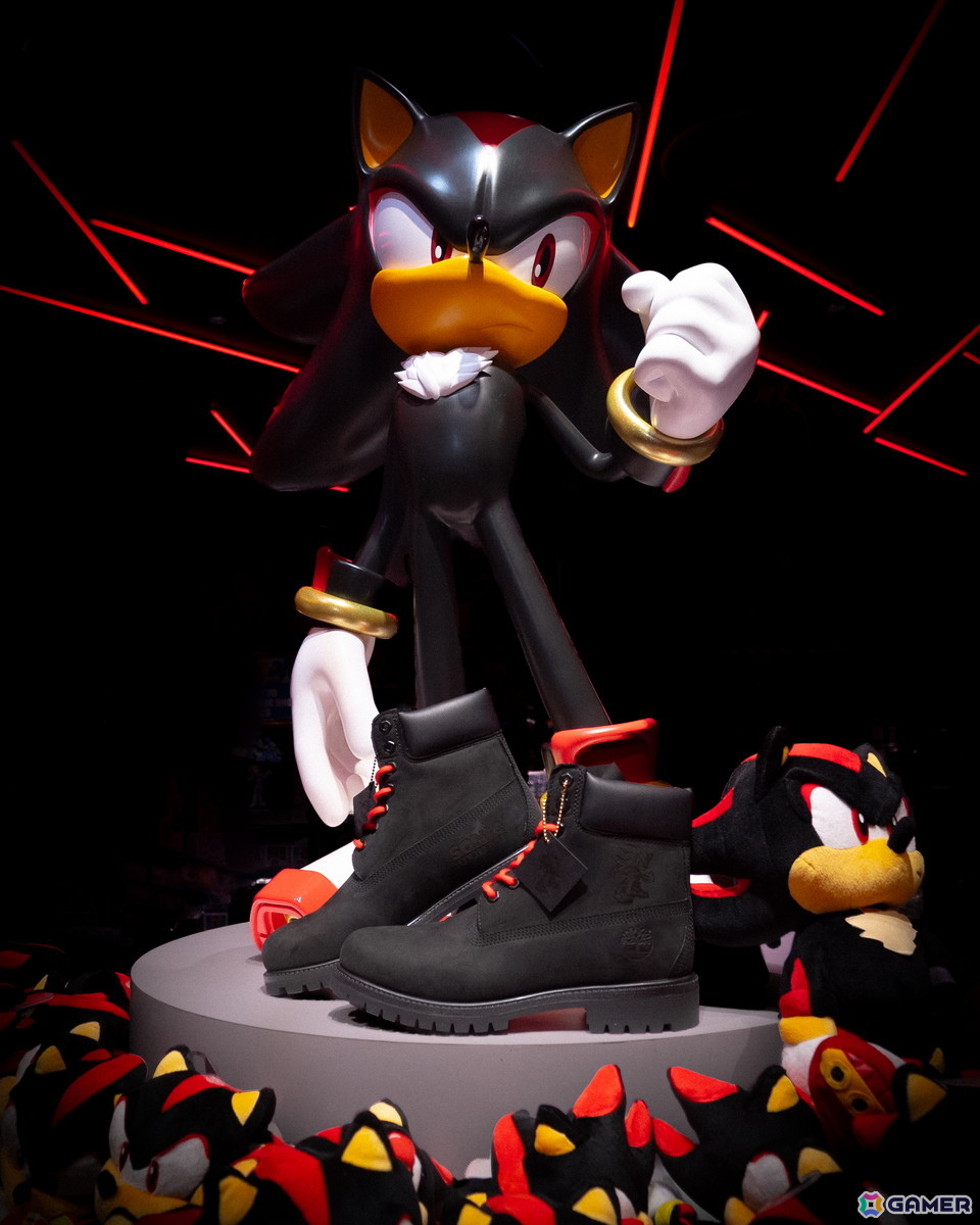 セガとティンバーランドのコラボ第2弾に6インチブーツを着用したシャドウ描き下ろしビジュアルが登場！コラボアイテムが11月21日より数量限定販売の画像