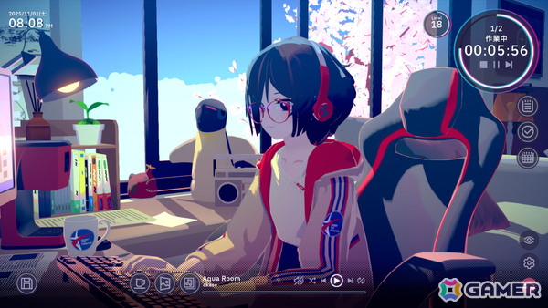 文学少女サトネとの交流を作業とともに楽しむADV「Chill with You : Lo-Fi Story」がSteamで発売の画像3
