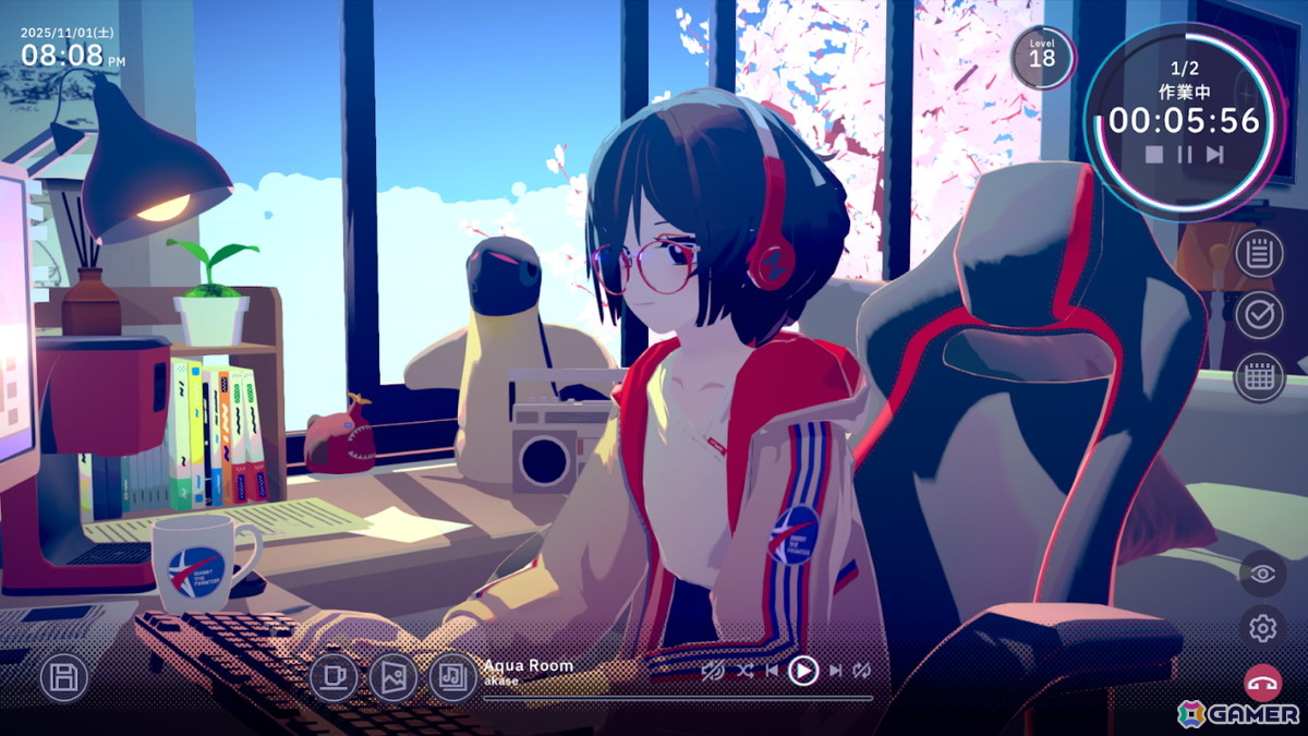 文学少女サトネとの交流を作業とともに楽しむADV「Chill with You : Lo-Fi Story」がSteamで発売の画像